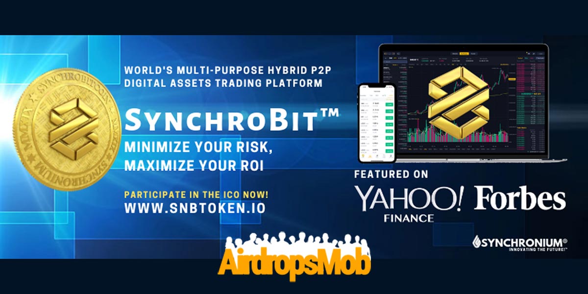 Synchrobit (SNB) Airdrop Earn free snb crypto tokens
